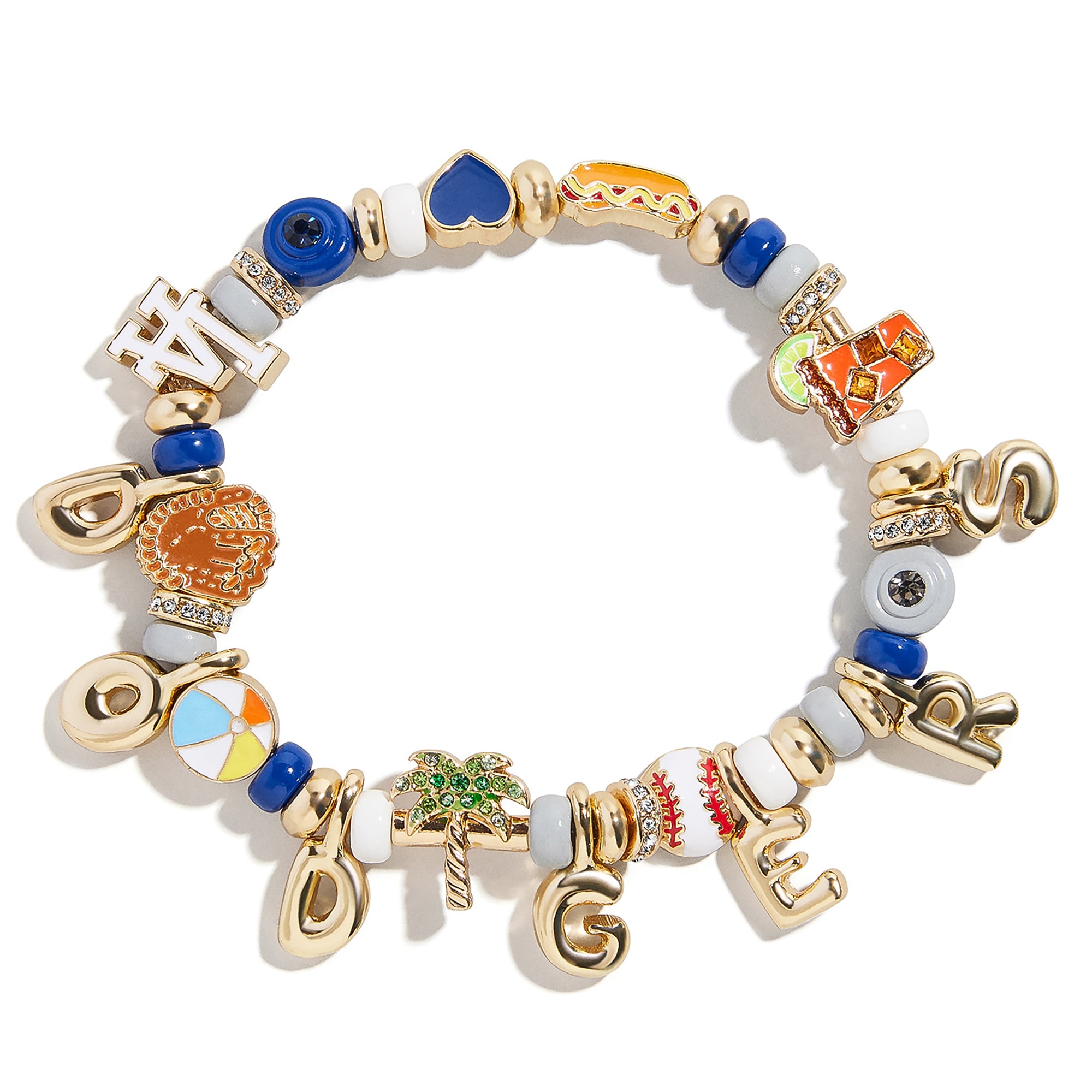 BaubleBar  Los Angeles Dodgers Motif Beaded Bracelet