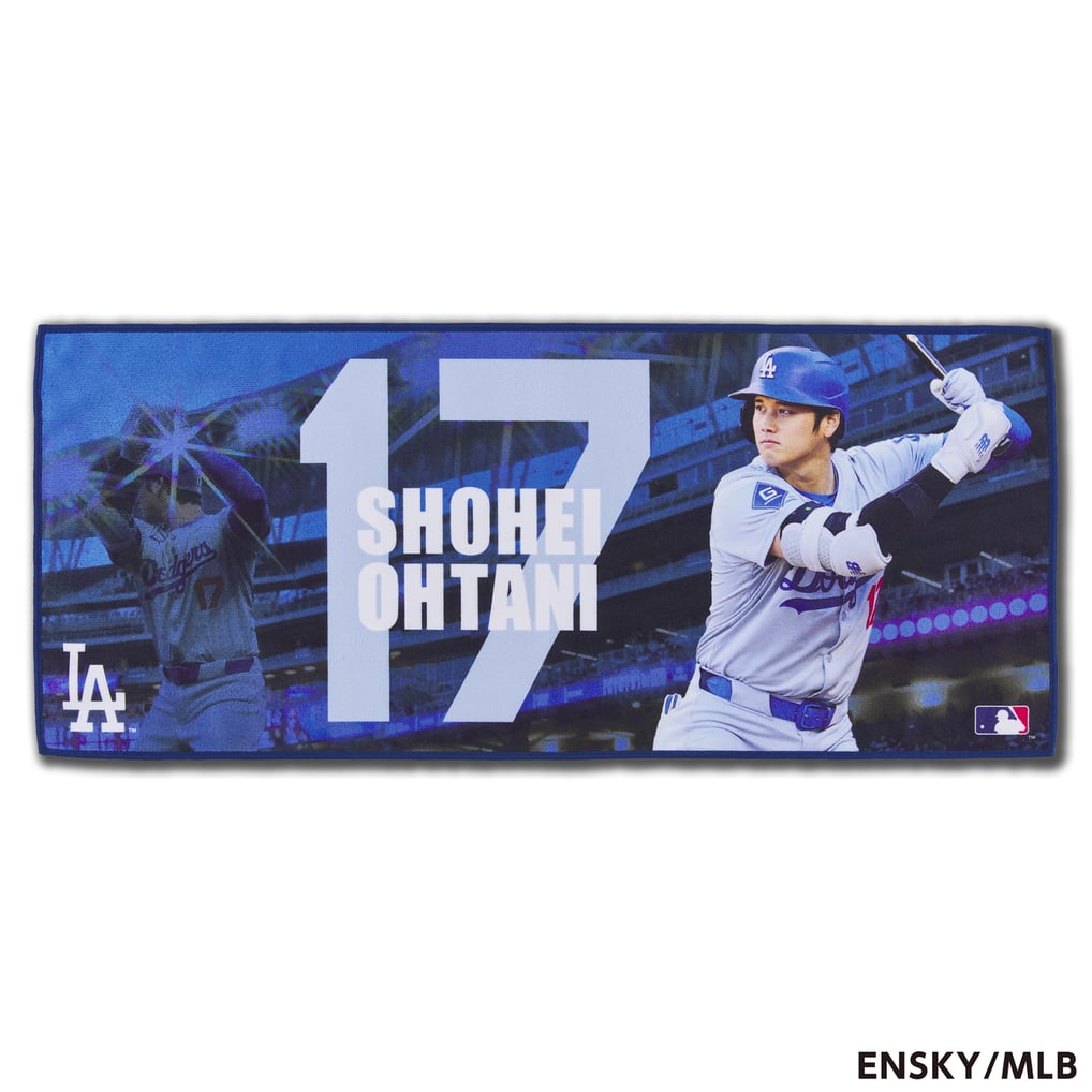 ドジャース 大谷翔平 マイクロファイバーフェイスタオル