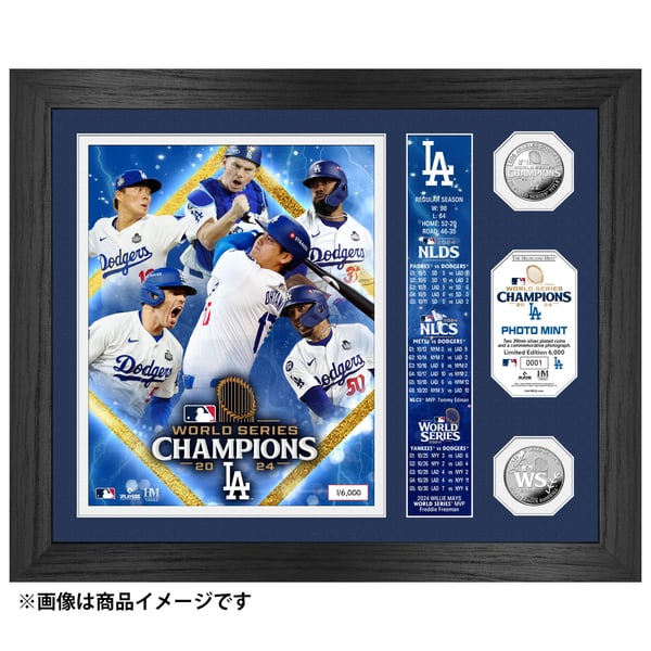 The Highland Mint ドジャース ワールドシリーズ 2024 優勝記念 バナー 