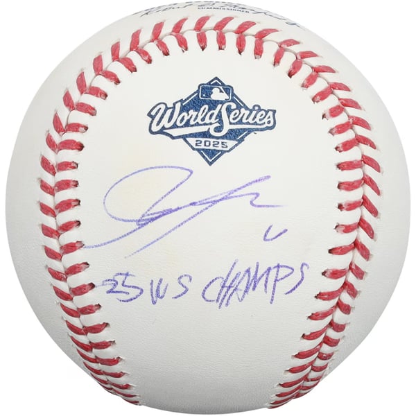 Fanatics Authentic ドジャース 佐々木 朗希 サイン入り 2025 MLB 