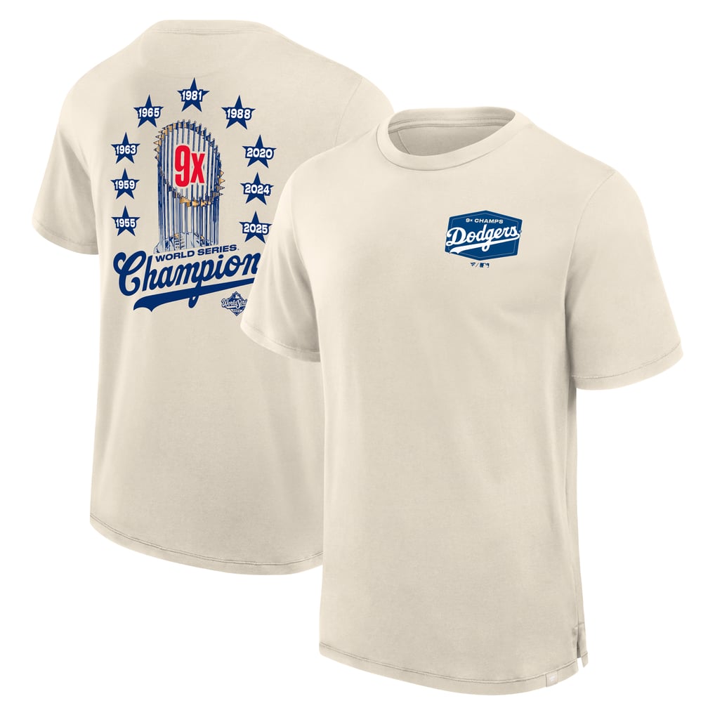 Fanatics ドジャース 9X チャンピオン Tシャツ