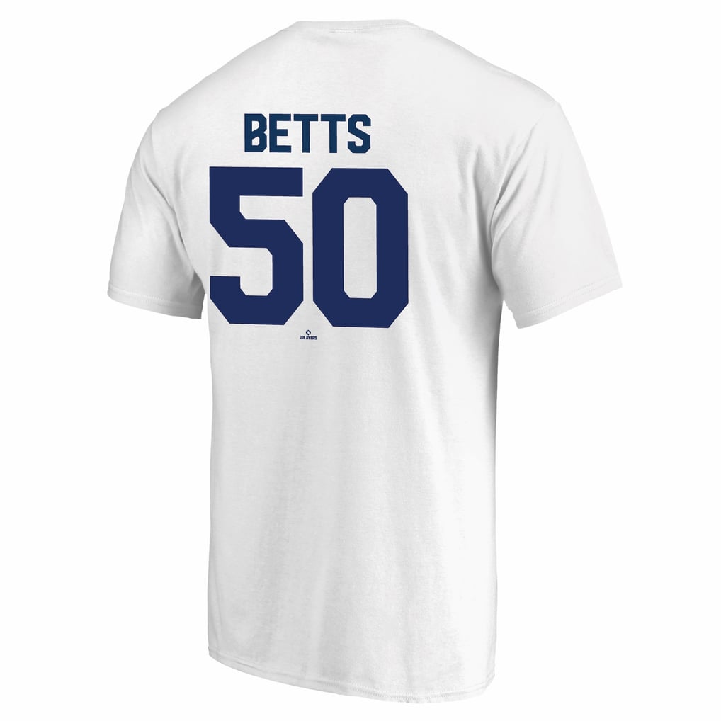 Fanatics ドジャース ムーキー・ベッツ ネームアンドナンバー 背番号 T 
