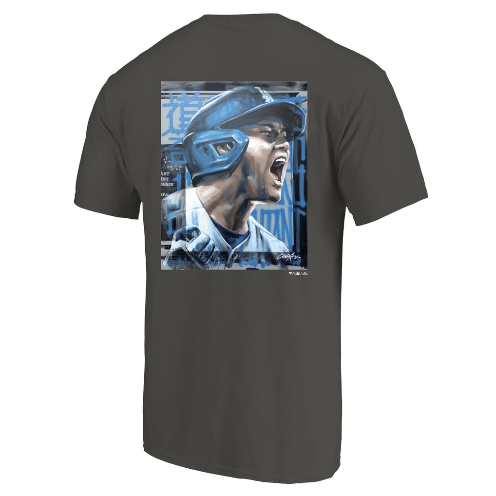 Fanatics ドジャース 大谷翔平 OVER ALLs 壁画デザイン Tシャツ ダーク 