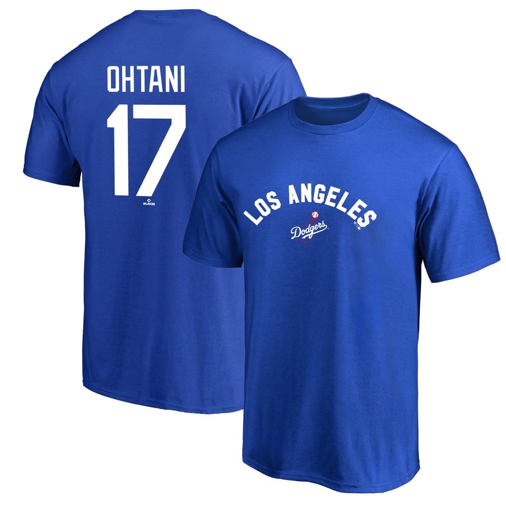 Fanatics ドジャース 大谷翔平 Tシャツ ネーム&ナンバー 背番号 ブルー