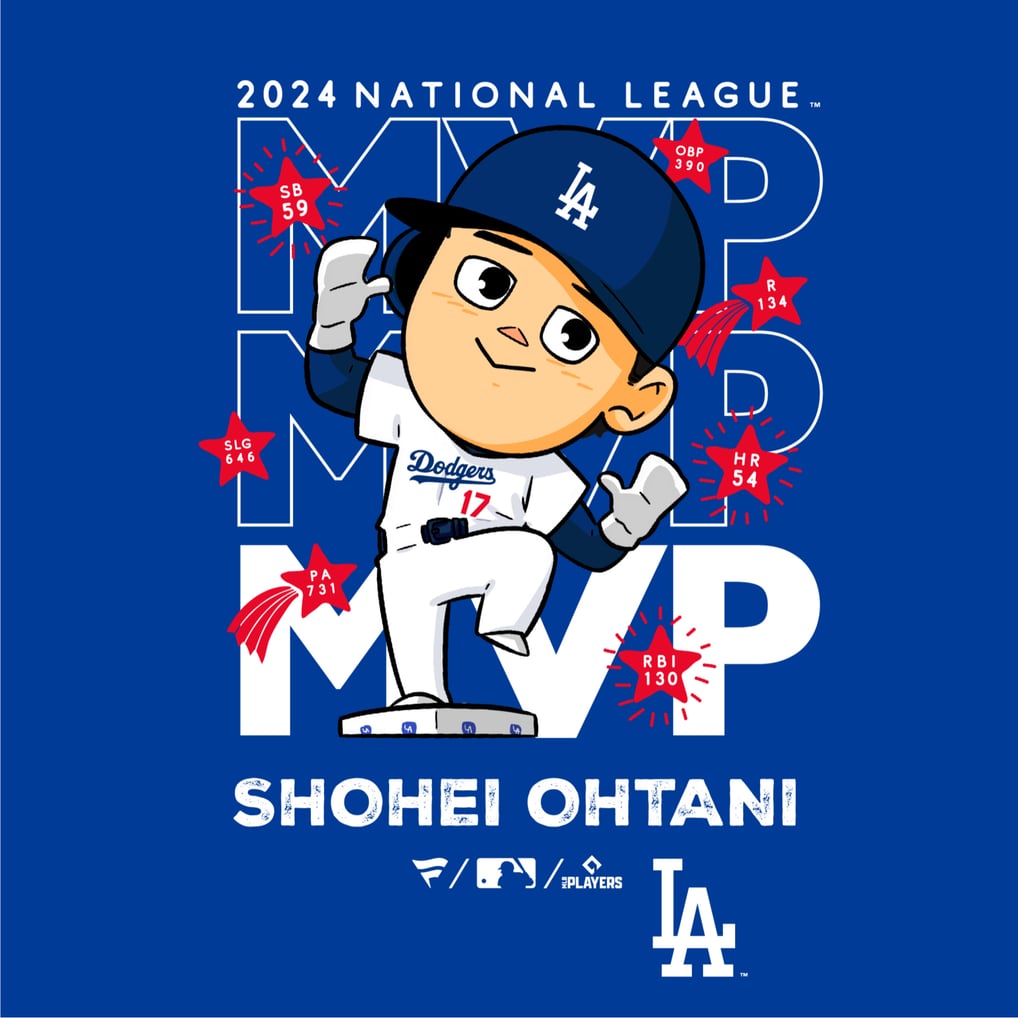 Fanatics ドジャース 大谷翔平 ナショナルリーグ MVP 2024 受賞記念 