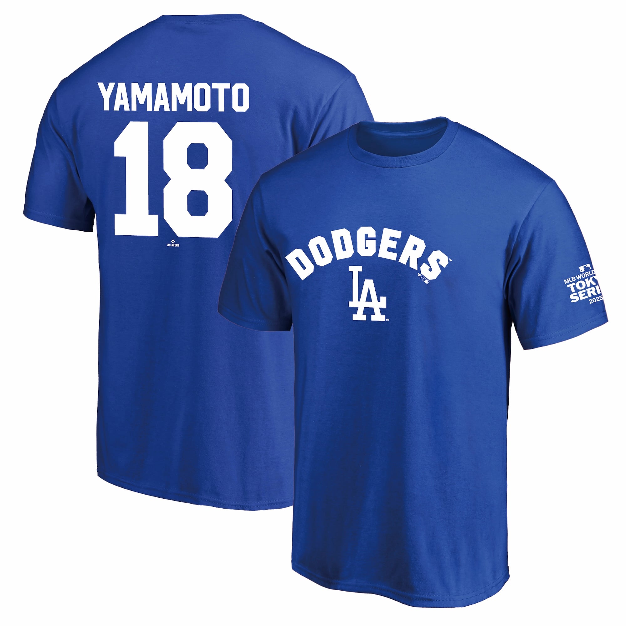 Fanatics ドジャース 山本由伸 ネームアンドナンバー 背番号 Tシャツ 