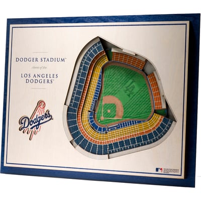 Los Angeles Dodgers Fanpoint 17'' x 13'' 5-Layer 3D StadiumView Wall Art