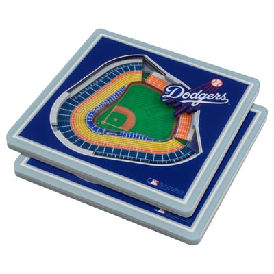Los Angeles Dodgers Fanpoint 3D StadiumView Coasters
