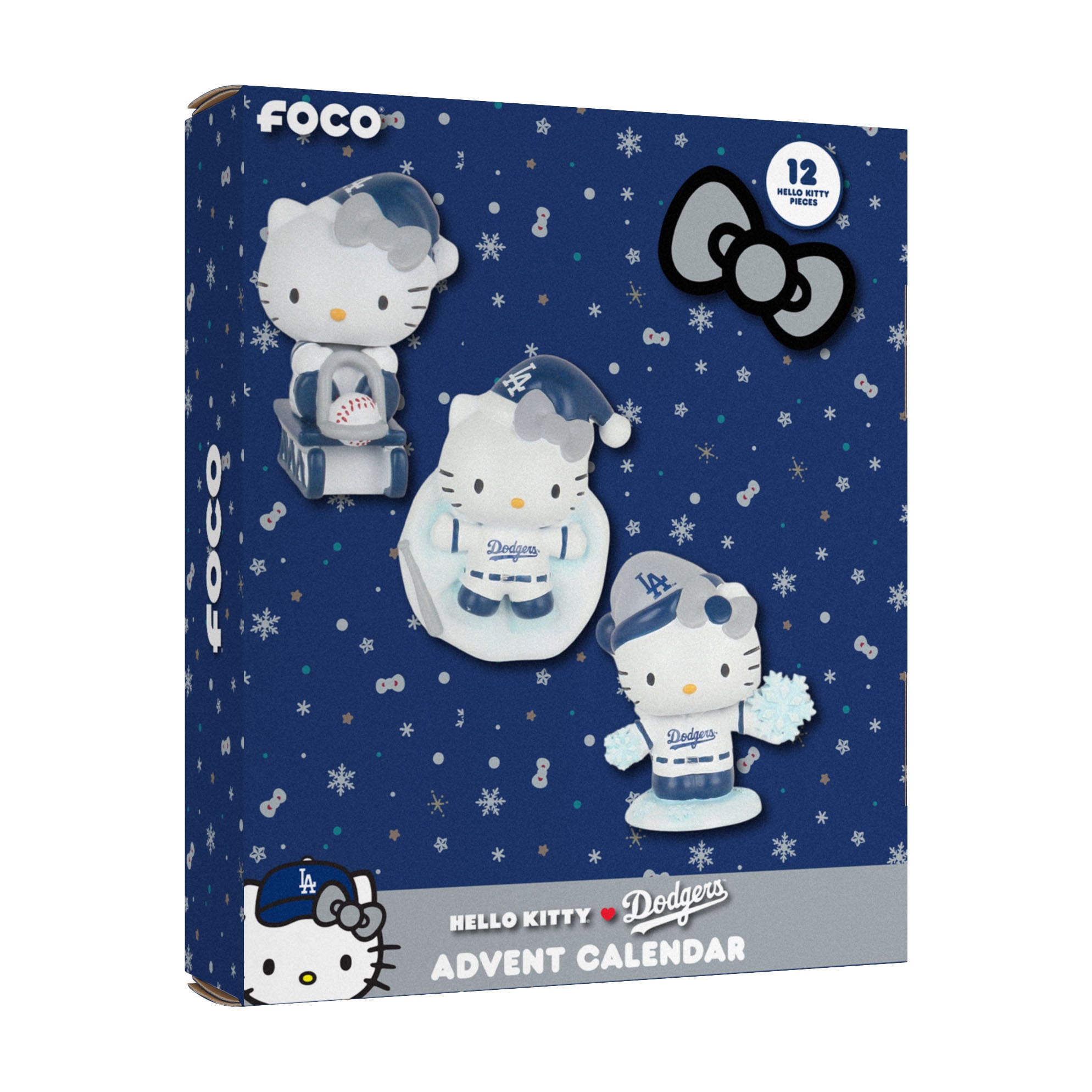 Calendrier de l'Avent FOCO Los Angeles Dodgers Hello Kitty