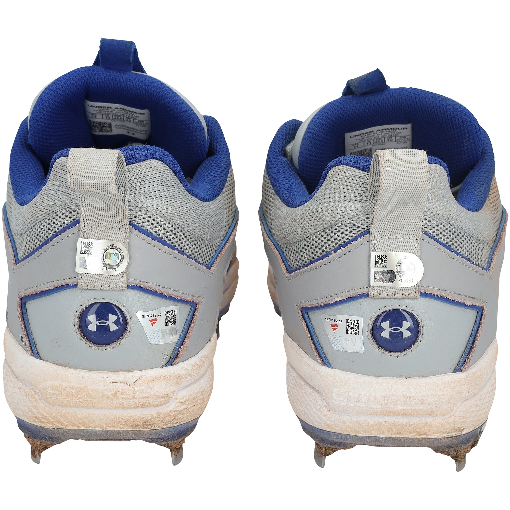 Freddie Freeman Los Angeles Dodgers Game-Used Gray Under Armour Cleats vs. Milwaukee Brewers on May 24, 2026