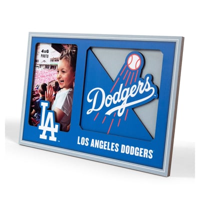 Los Angeles Dodgers IDNA 3D Logo Series Picture Frame