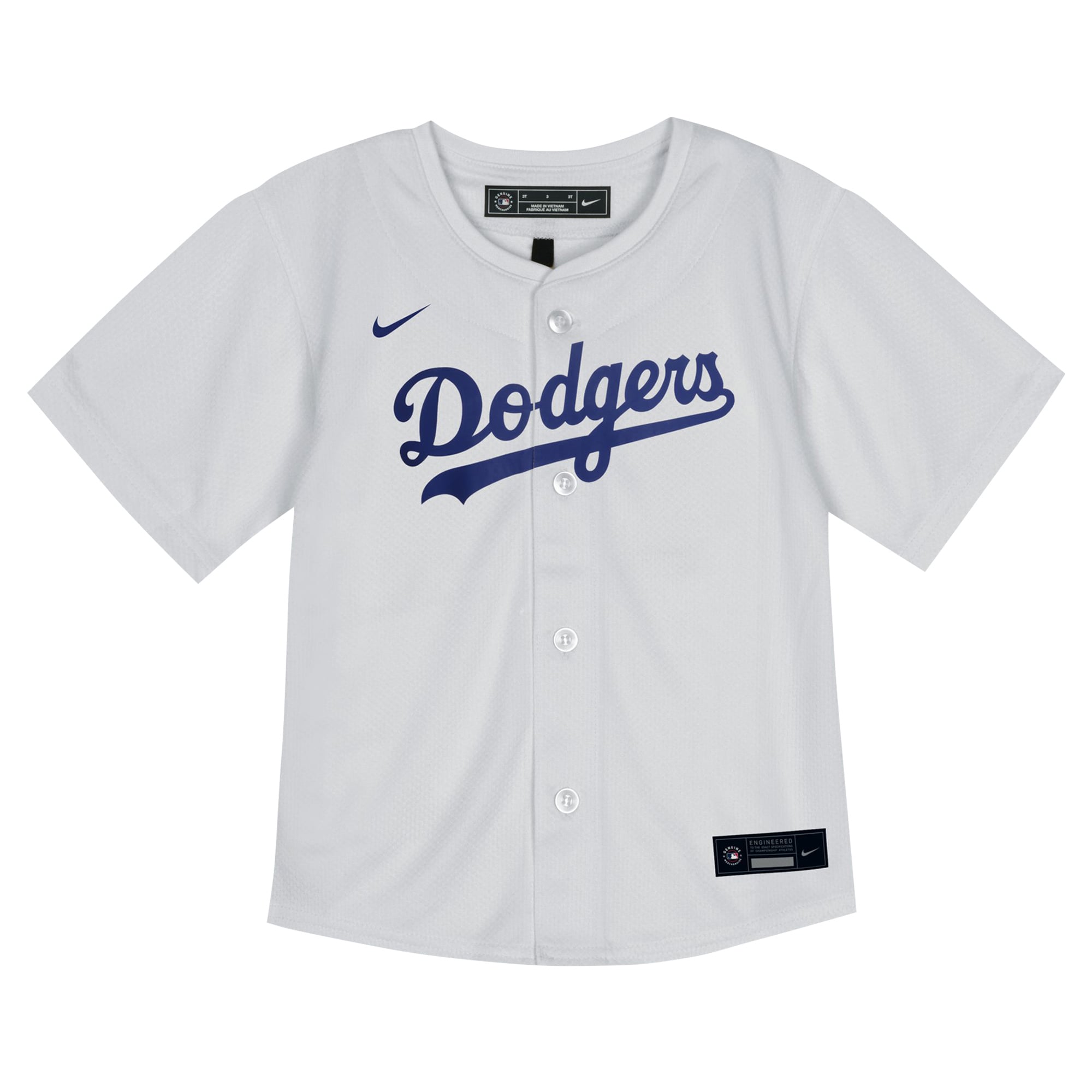 Maillot de match Nike Mookie Betts blanc des Dodgers Los Angeles pour bébé