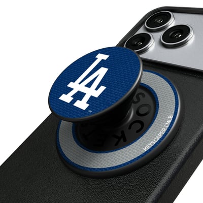 Los Angeles Dodgers Keyscaper PopSockets Magnetic Phone Grip & Stand