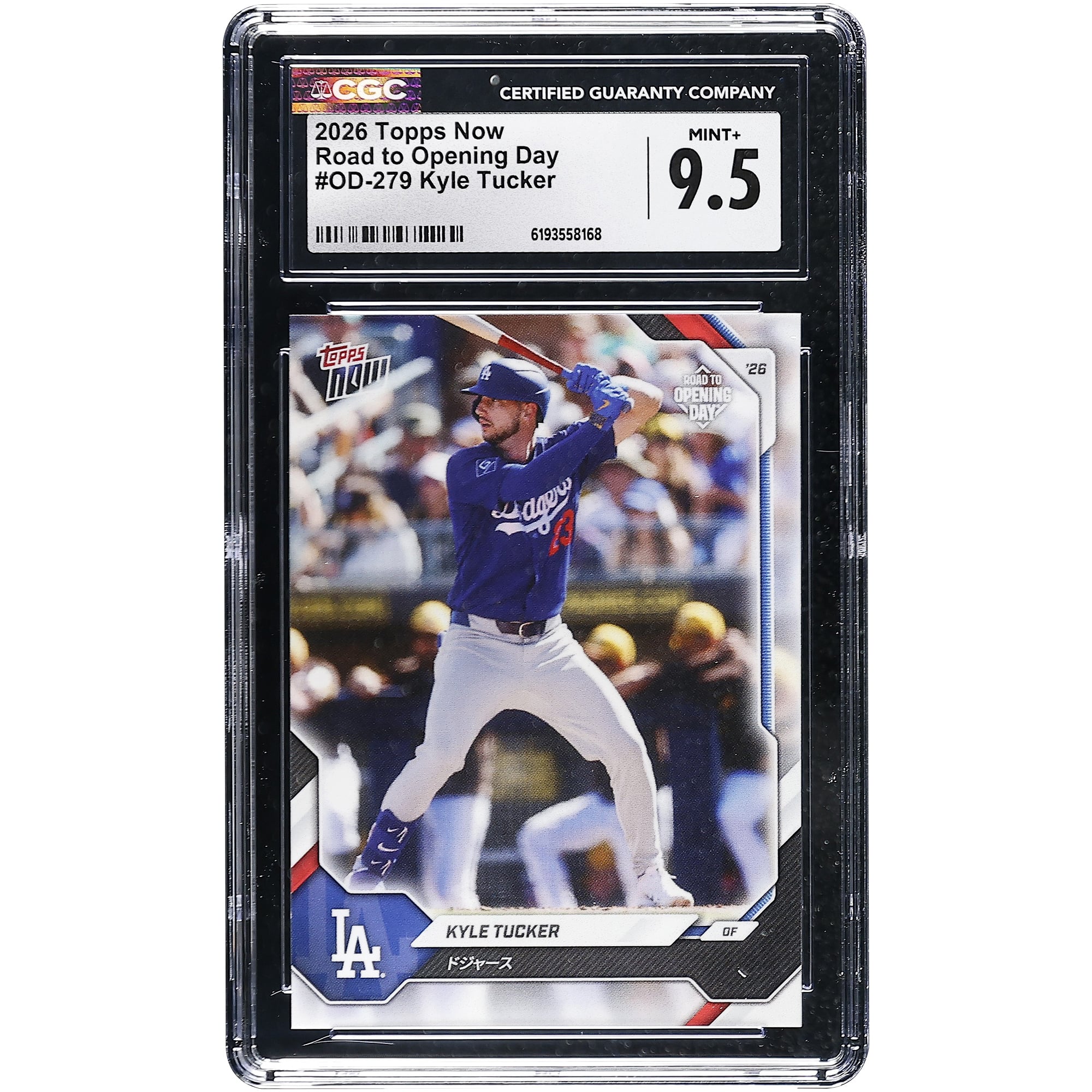 Carte Kyle Tucker Los Angeles Dodgers 2026 Topps Now Road to Opening Day