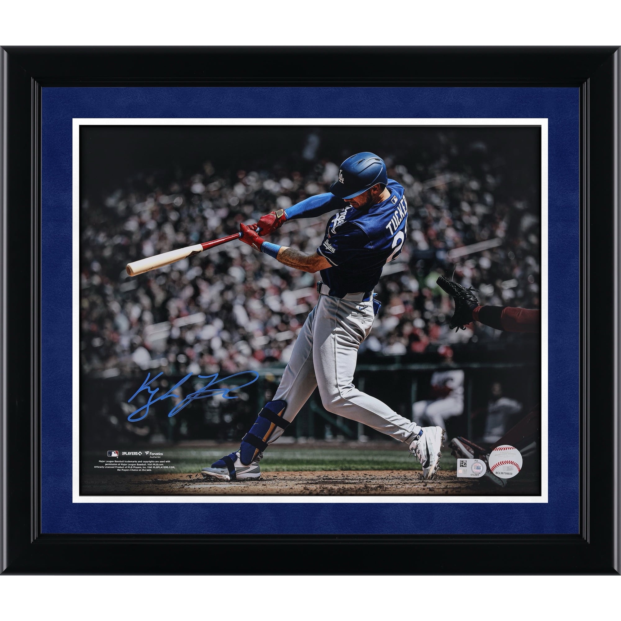 Kyle Tucker Los Angeles Dodgers Autographed 11" x 14" Spotlight Photograph