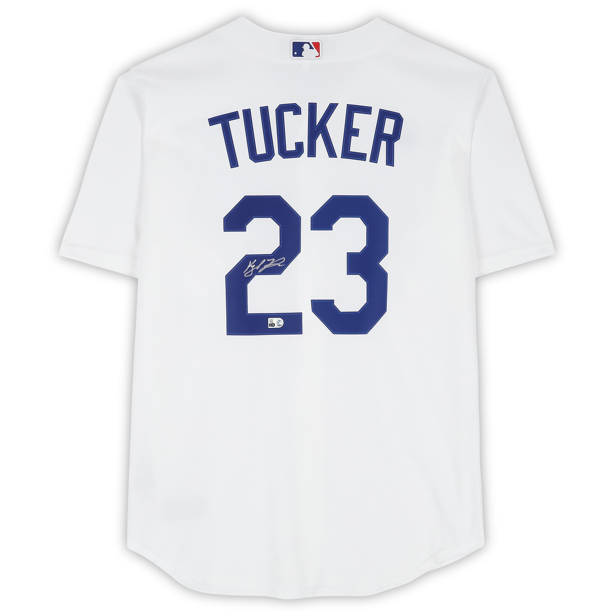 Kyle Tucker Los Angeles Dodgers Autographed White Nike Replica Jersey