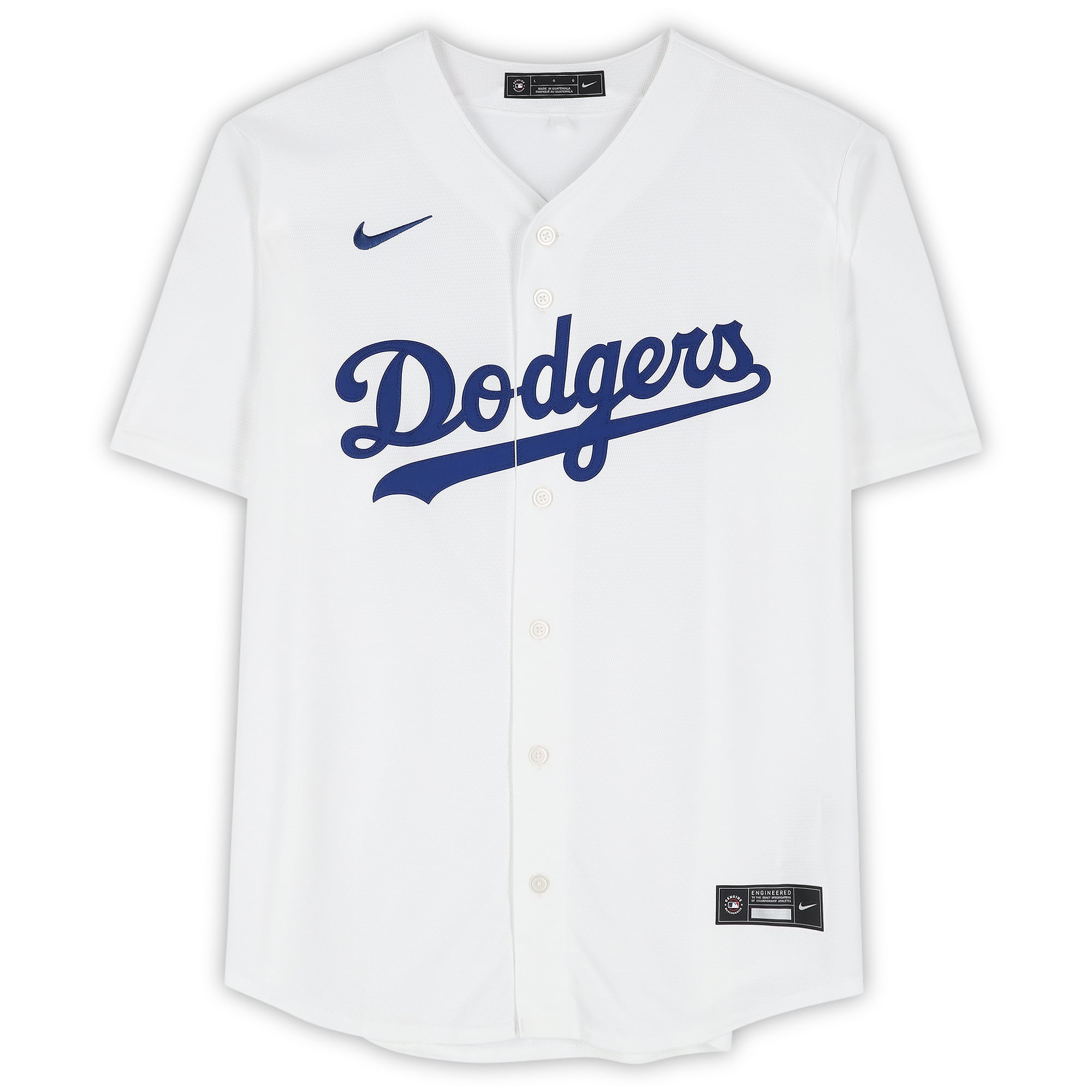 Kyle Tucker Los Angeles Dodgers Autographed White Nike Replica Jersey