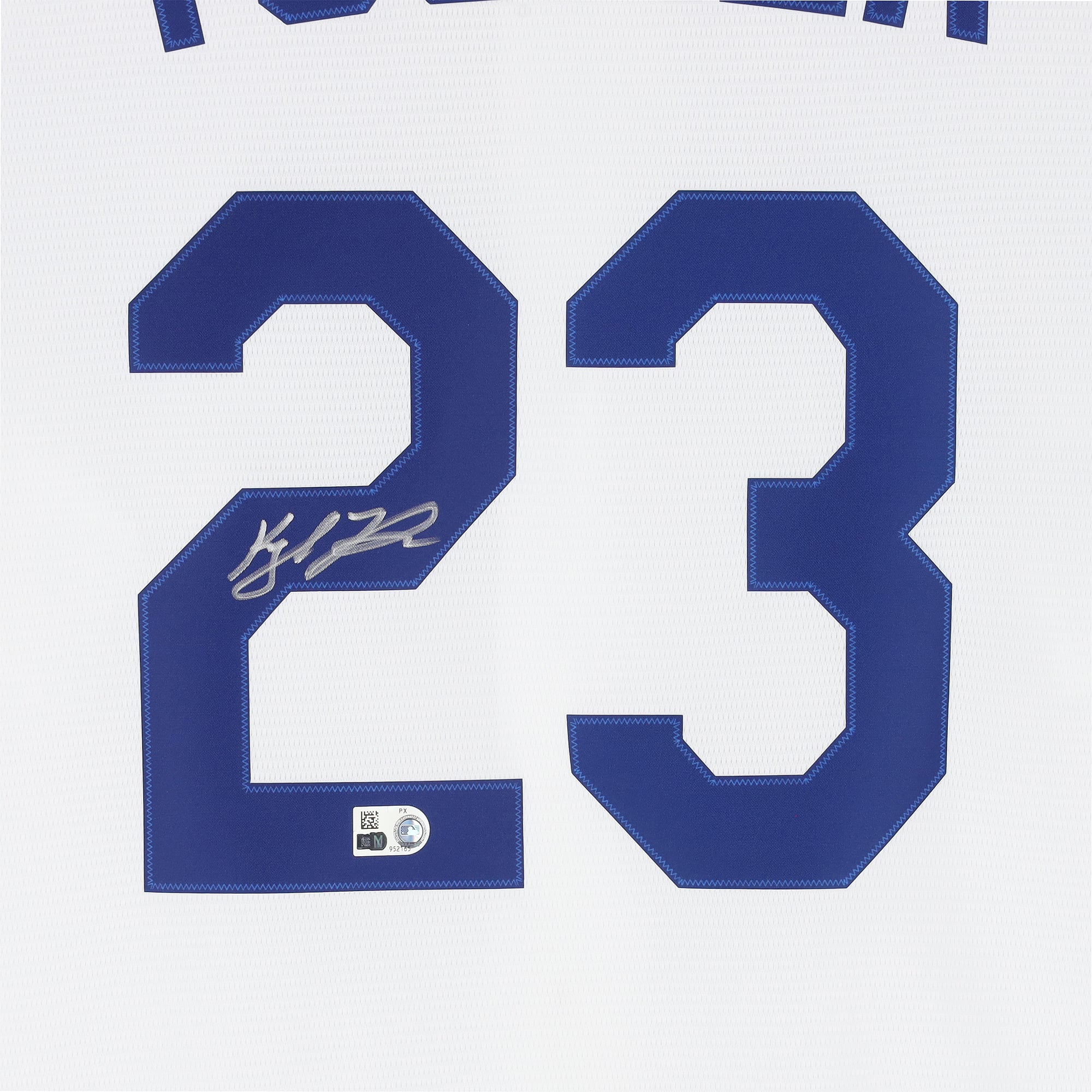 Kyle Tucker Los Angeles Dodgers Autographed White Nike Replica Jersey