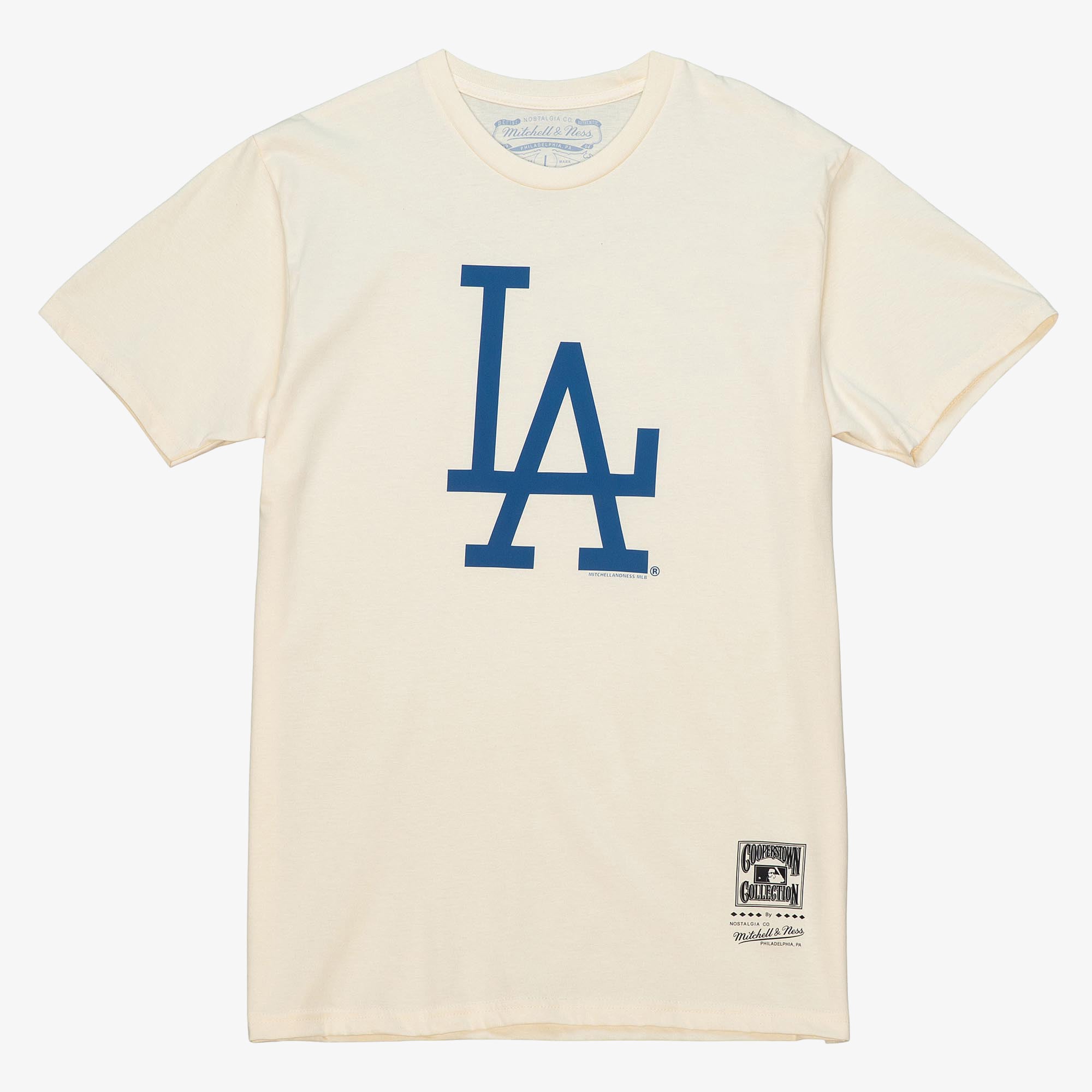 Los Angeles Dodgers Cream Multi-Logo T-Shirt