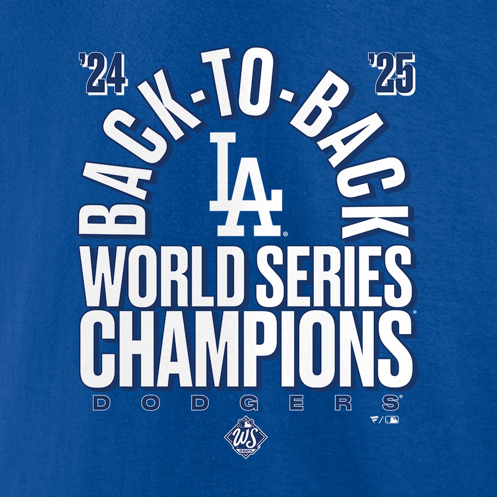 ロサンゼルス・ドジャース ワールドシリーズ 連覇 Tシャツ - メンズ