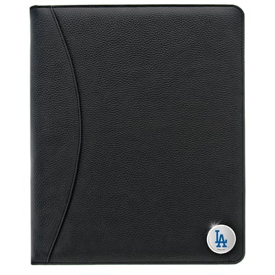 Los Angeles Dodgers Zippered Leather Portfolio