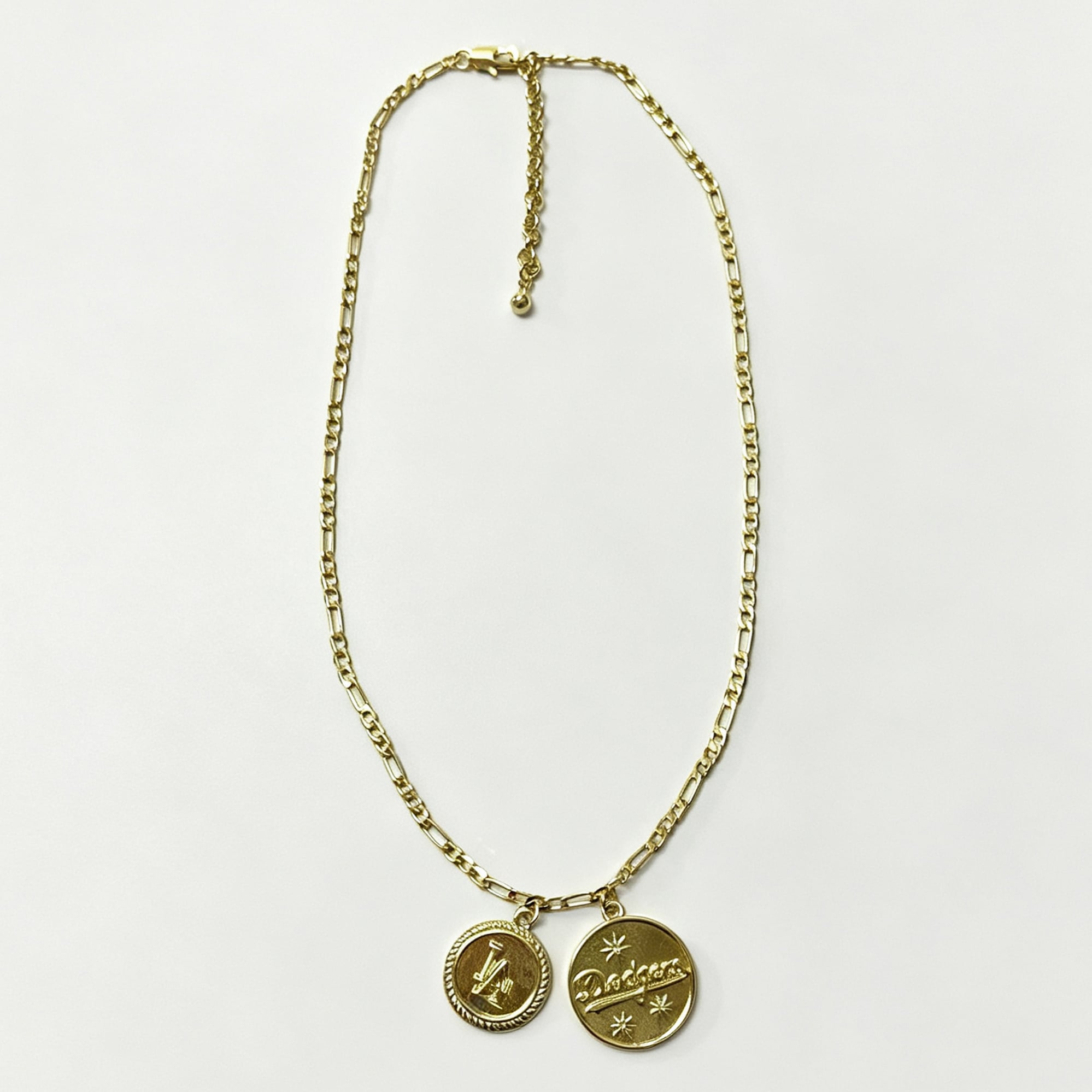 Collier LUV AJ Los Angeles Dodgers à double logo pièce