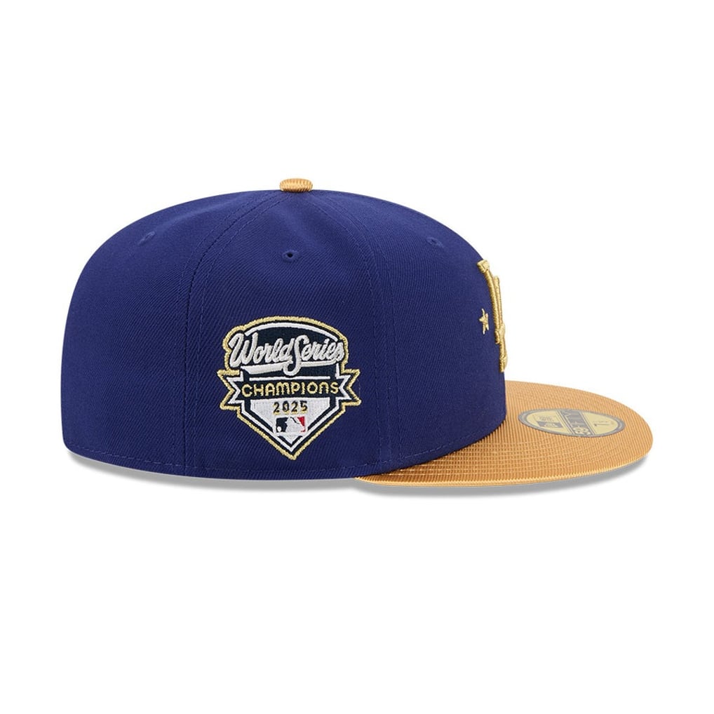 ニューエラ ドジャース 2025 MLB Gold Collection 59FIFTY ダークロイヤル