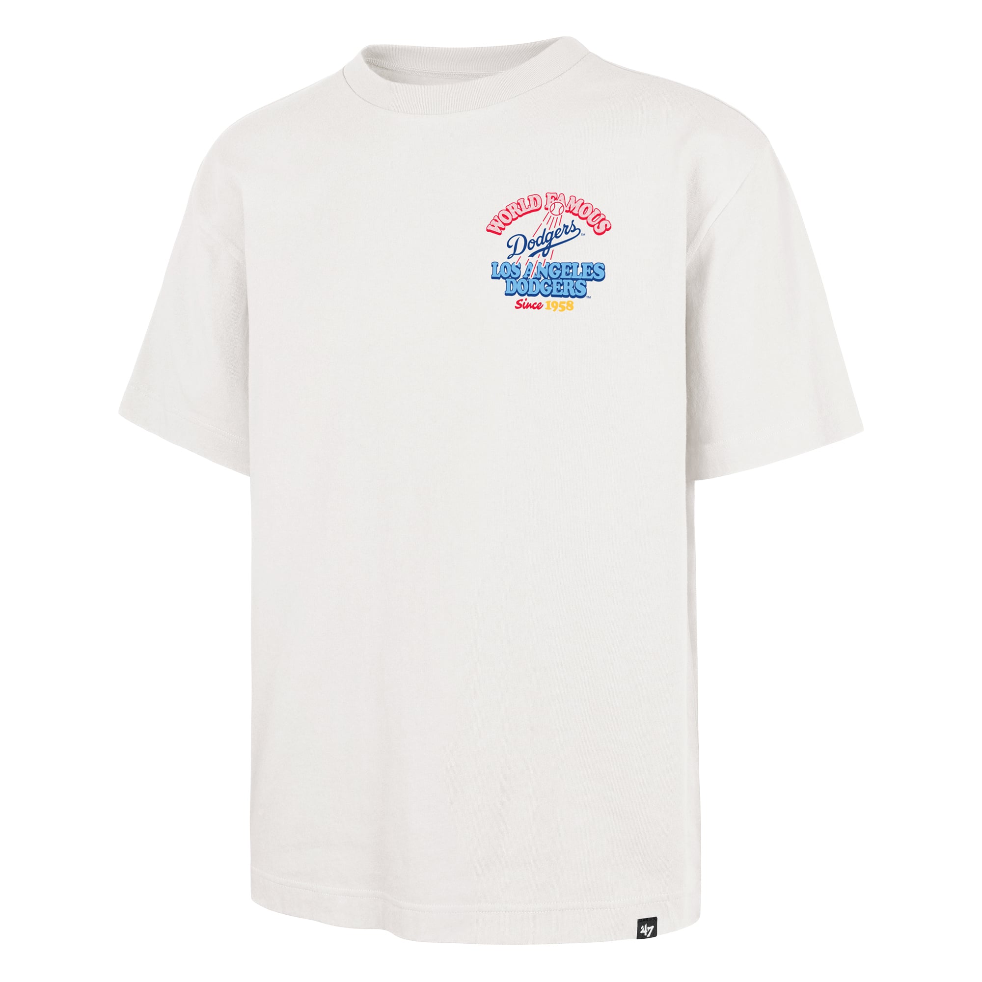 T-shirt Glizzy crème Los Angeles Dodgers '47 pour homme