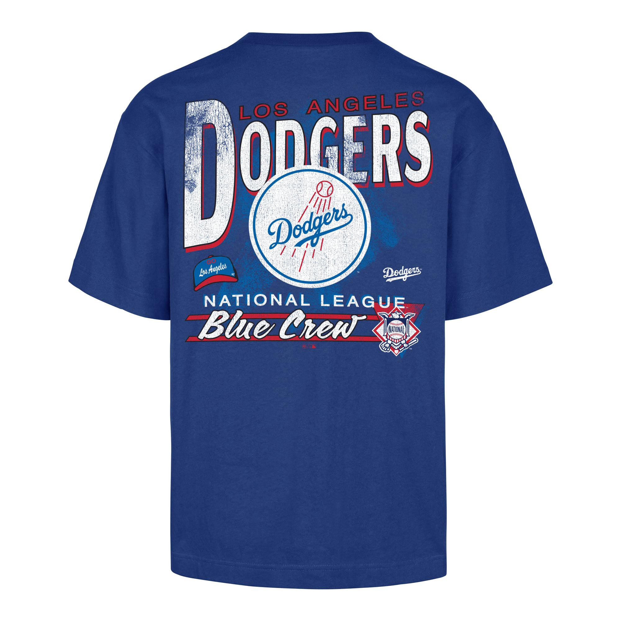T-shirt homme '47 Royal Los Angeles Dodgers Under Bar Foundation
