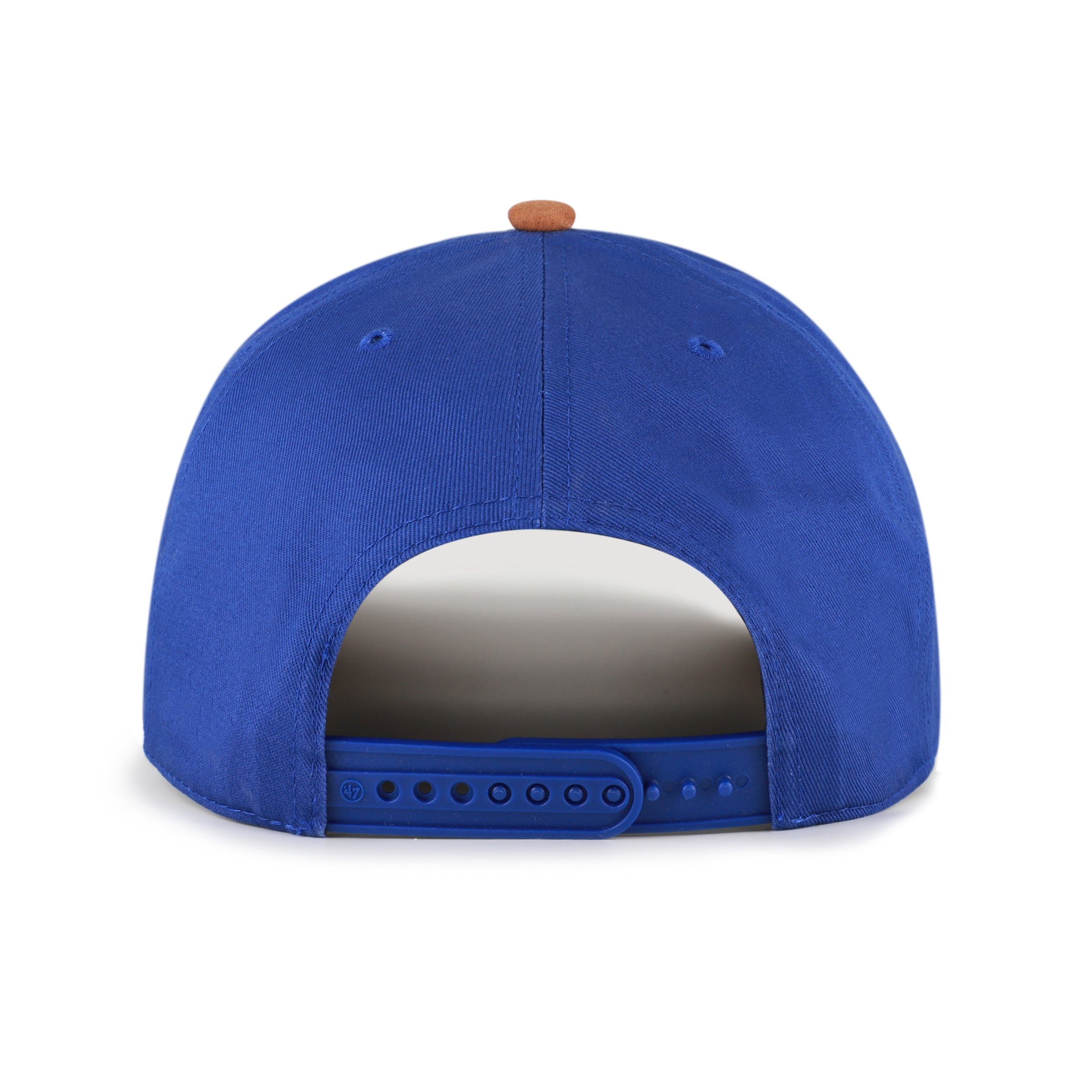 Casquette ajustable Los Angeles Dodgers '47 Royal/Brun clair Scribe Line Hitch pour homme