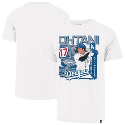 Shohei Ohtani Los Angeles Dodgers '47 Field Mark Franklin T-Shirt - White