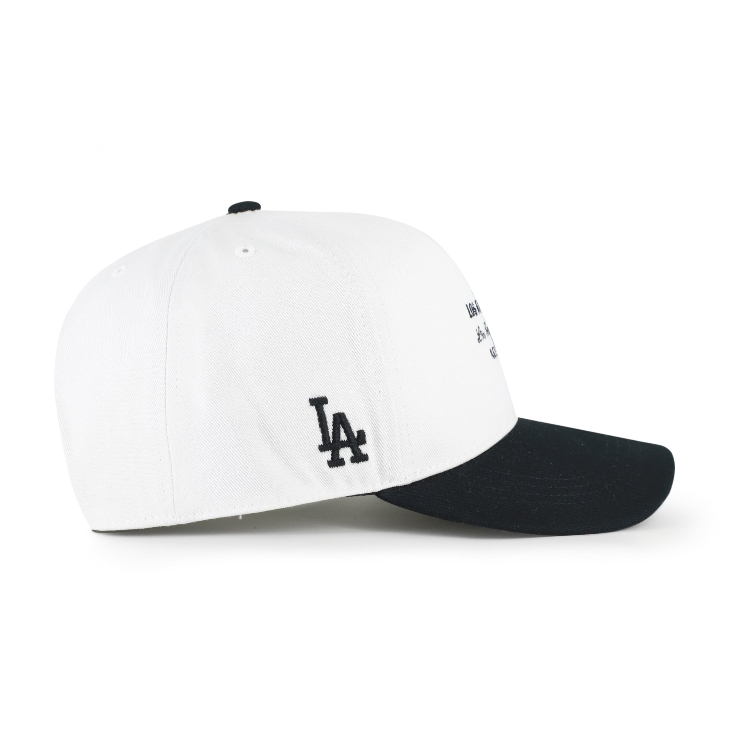 Men's '47 White/Black Los Angeles Dodgers Contemporary Two-Tone Hitch Adjustable Hat