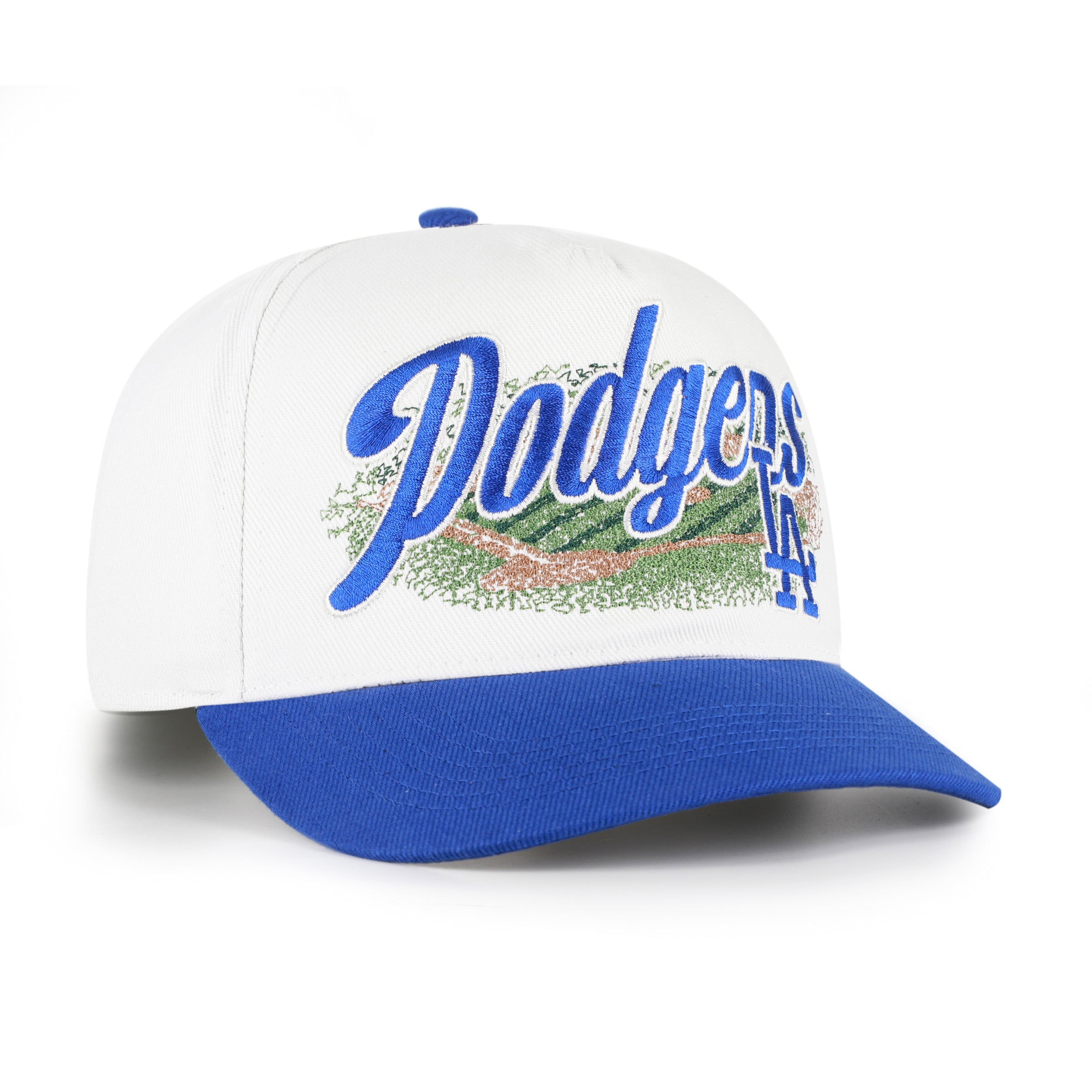 Men's '47 White/Royal Los Angeles Dodgers Enfield Hitch Adjustable Hat