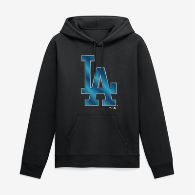 Los Angeles Dodgers Big & Tall Metallic Mascot Hoodie - Black
