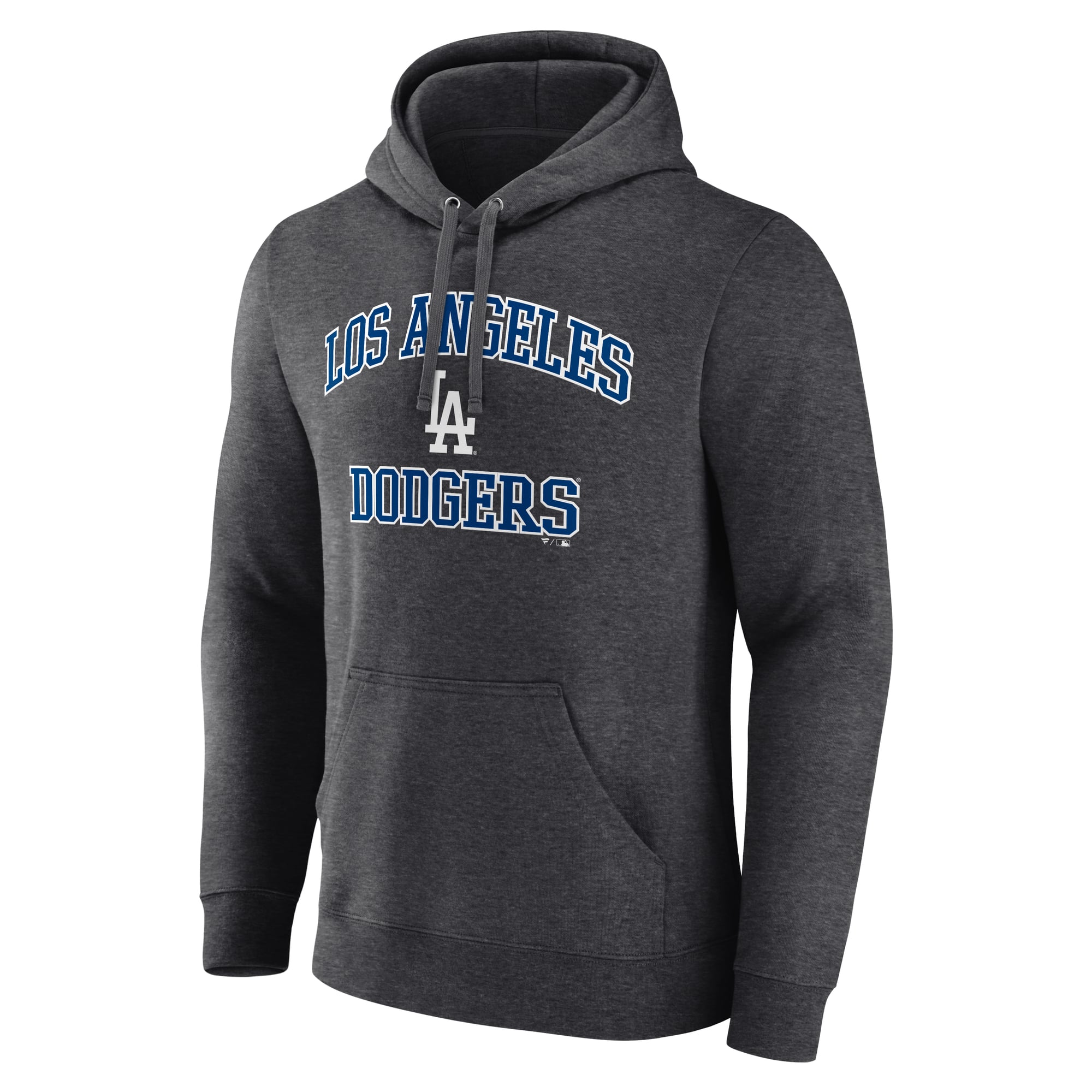 Sweat à capuche homme Los Angeles Dodgers Heart & Soul gris anthracite