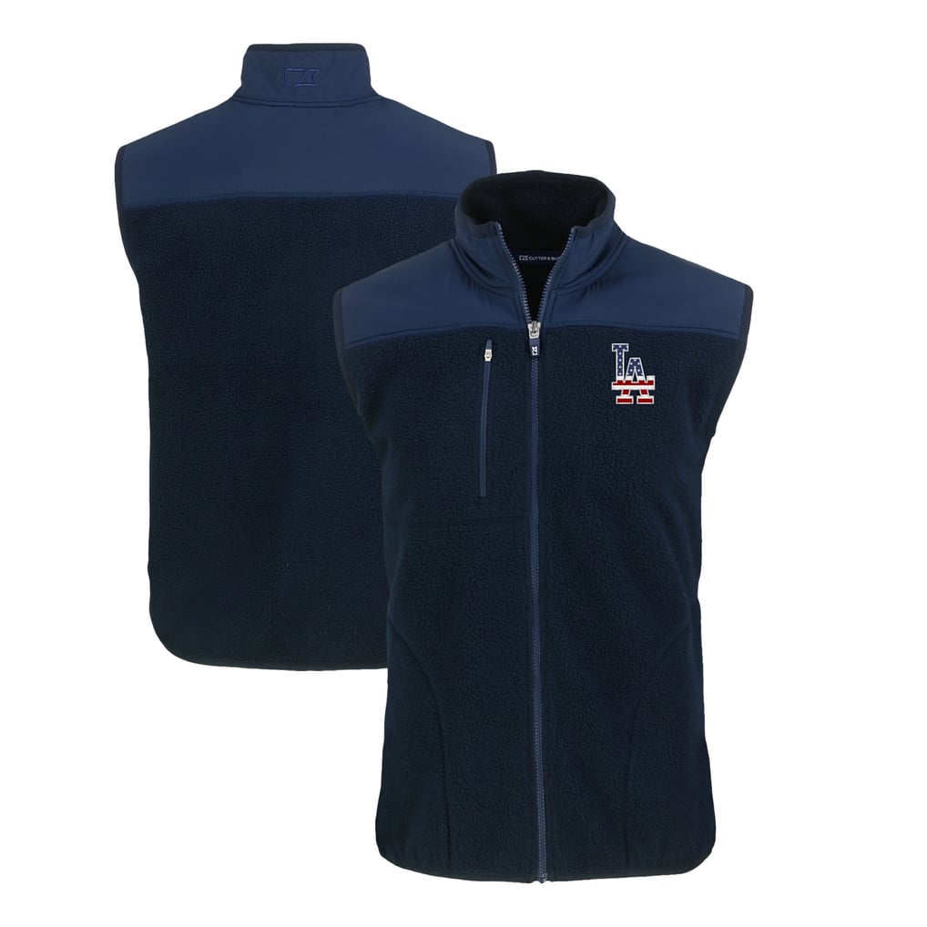 Los Angeles Dodgers Cutter & Buck Stars & Stripes Cascade Eco Sherpa ...