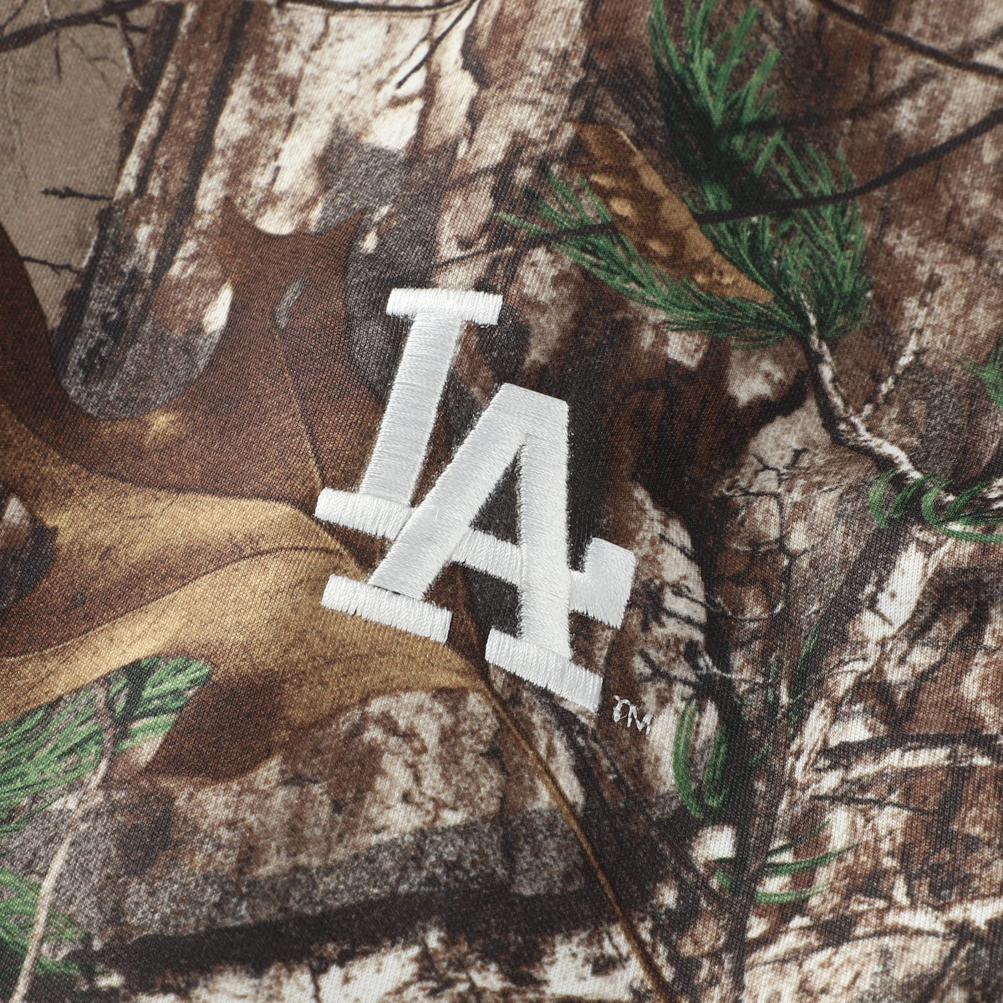 Sweat à capuche Dunbrooke Camo Los Angeles Dodgers Champion Realtree pour hommes