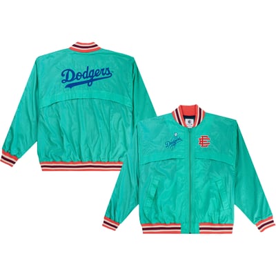  Los Angeles Dodgers Eric Emanuel Satin Full-Zip Windbreaker - Mint