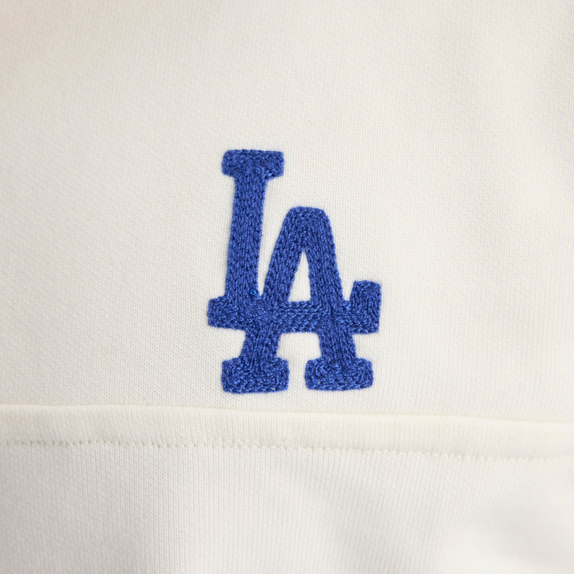 Pull à col montant emblématique Los Angeles Dodgers, couleur Bisque, pour homme