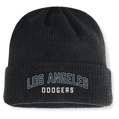 Los Angeles Dodgers Fanatics Andee Cuffed Knit Hat - Black