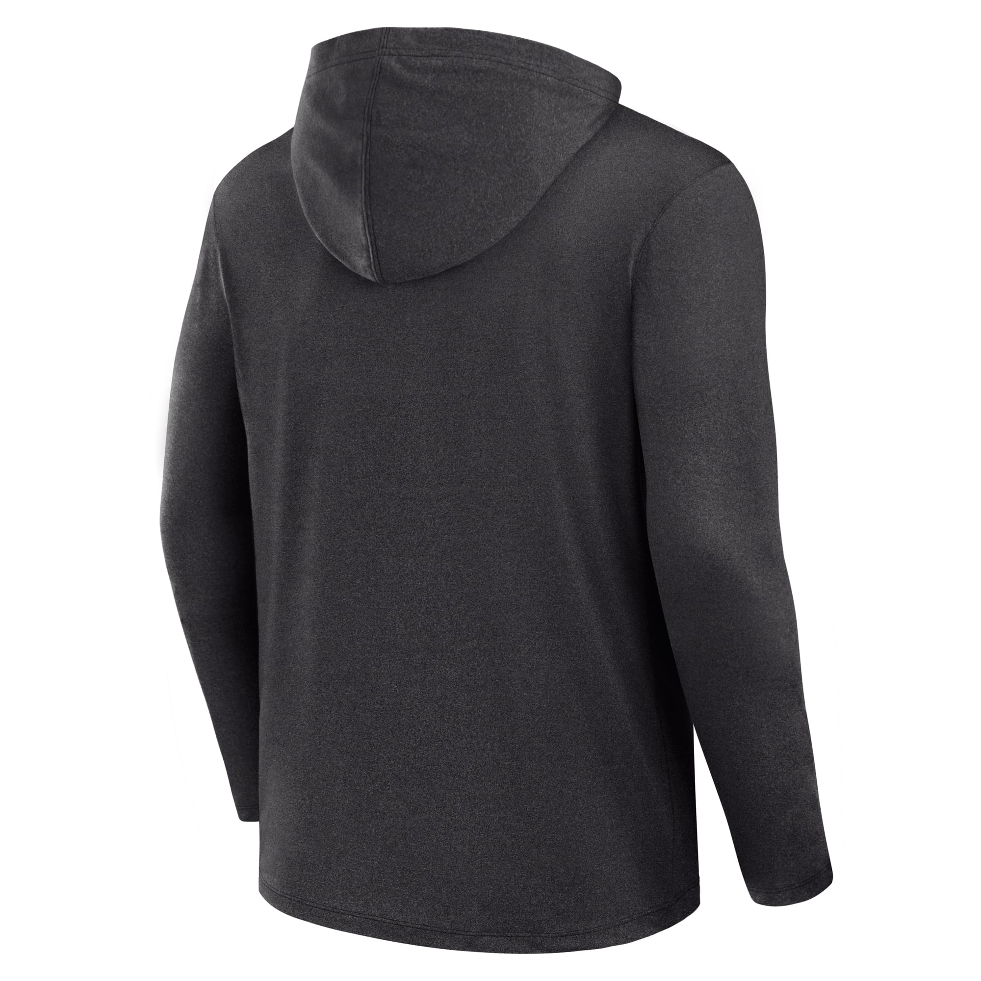 Men's Fanatics Charcoal Los Angeles Dodgers Clutch Long Sleeve Hooded T-Shirt