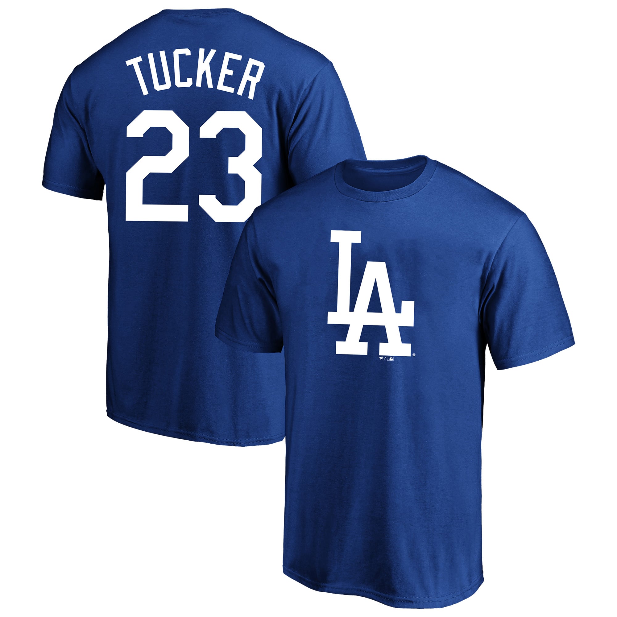 Men's Fanatics Kyle Tucker Royal Los Angeles Dodgers Big & Tall Name Number T-Shirt