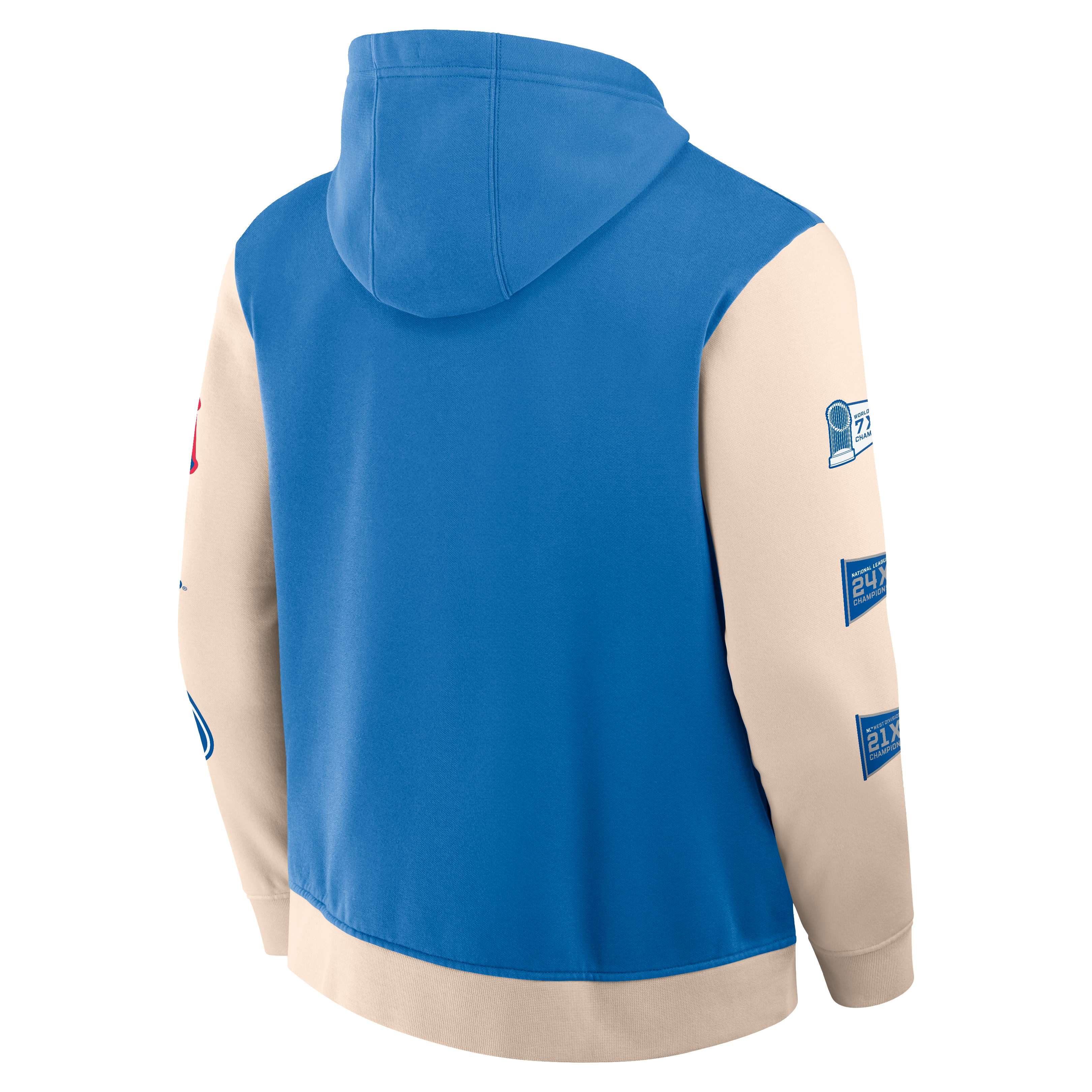 Men's Fanatics Royal Los Angeles Dodgers Hometown Premium Full-Zip Hoodie