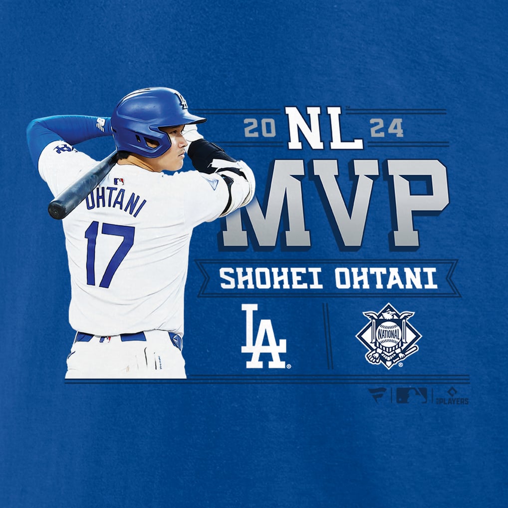 メンズ Fanatics 大谷翔平 ロイヤル ロサンゼルス・ドジャース MVP Tシャツ