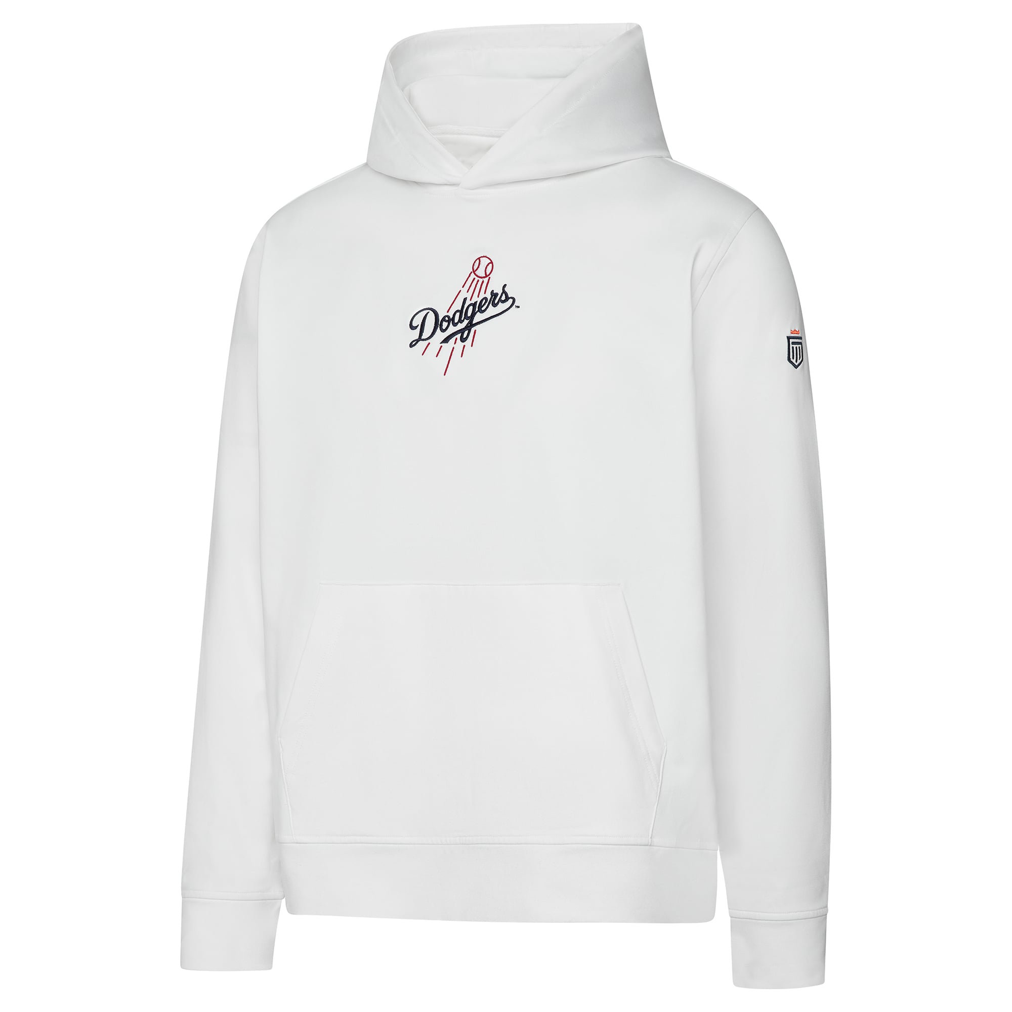 Sweat à capuche Core Tech blanc Los Angeles Dodgers pour homme