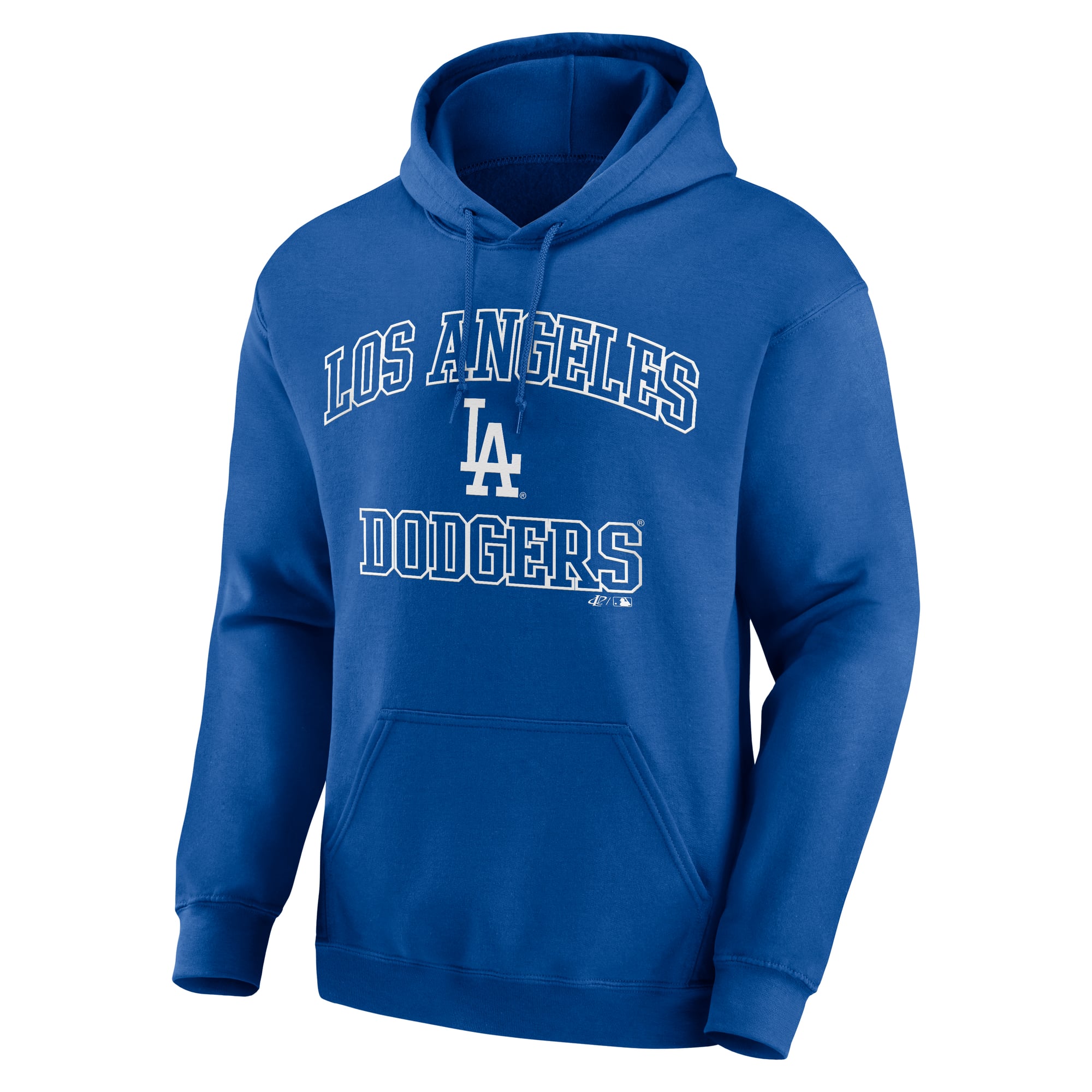 Sweat à capuche homme Los Angeles Dodgers Heart & Soul, logo athlétique bleu roi