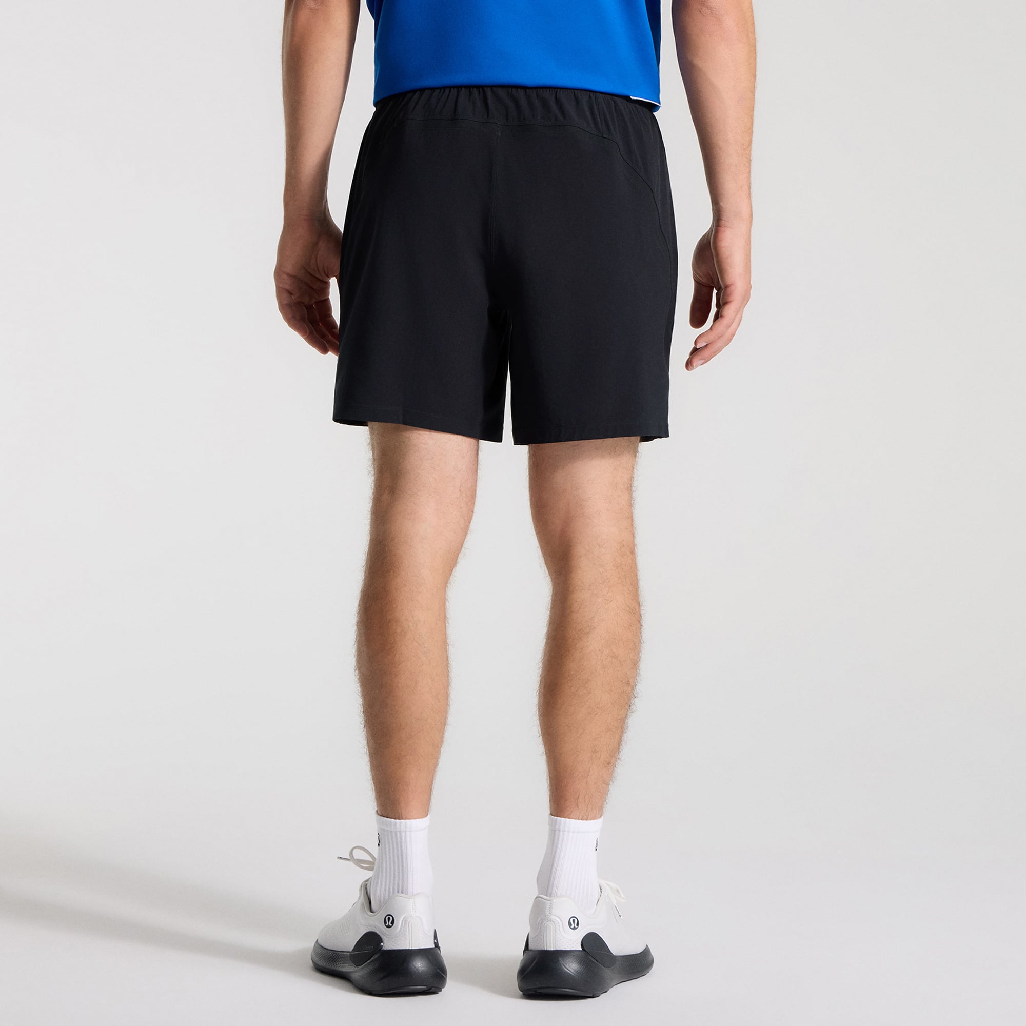 Men's lululemon Black Los Angeles Dodgers Pace Breaker 7" Linerless Shorts