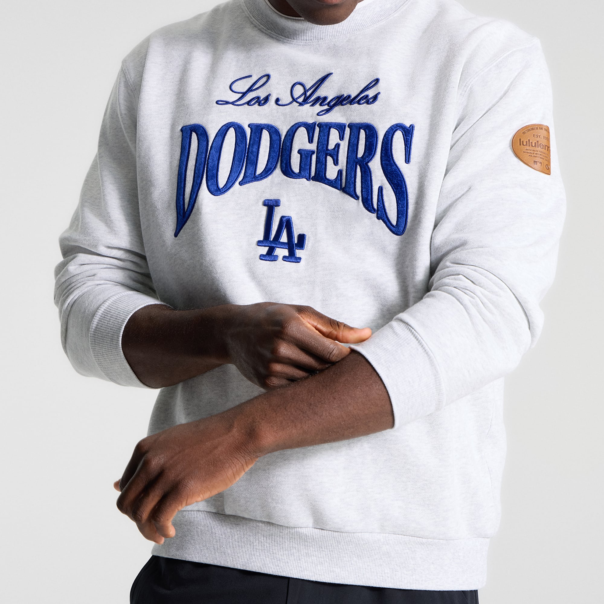 Sweat-shirt Steady State gris chiné ultra clair pour homme de lululemon