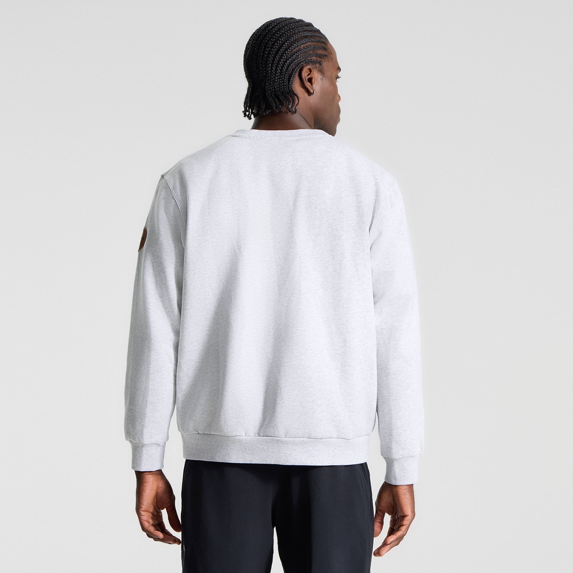 Sweat-shirt Steady State gris chiné ultra clair pour homme de lululemon