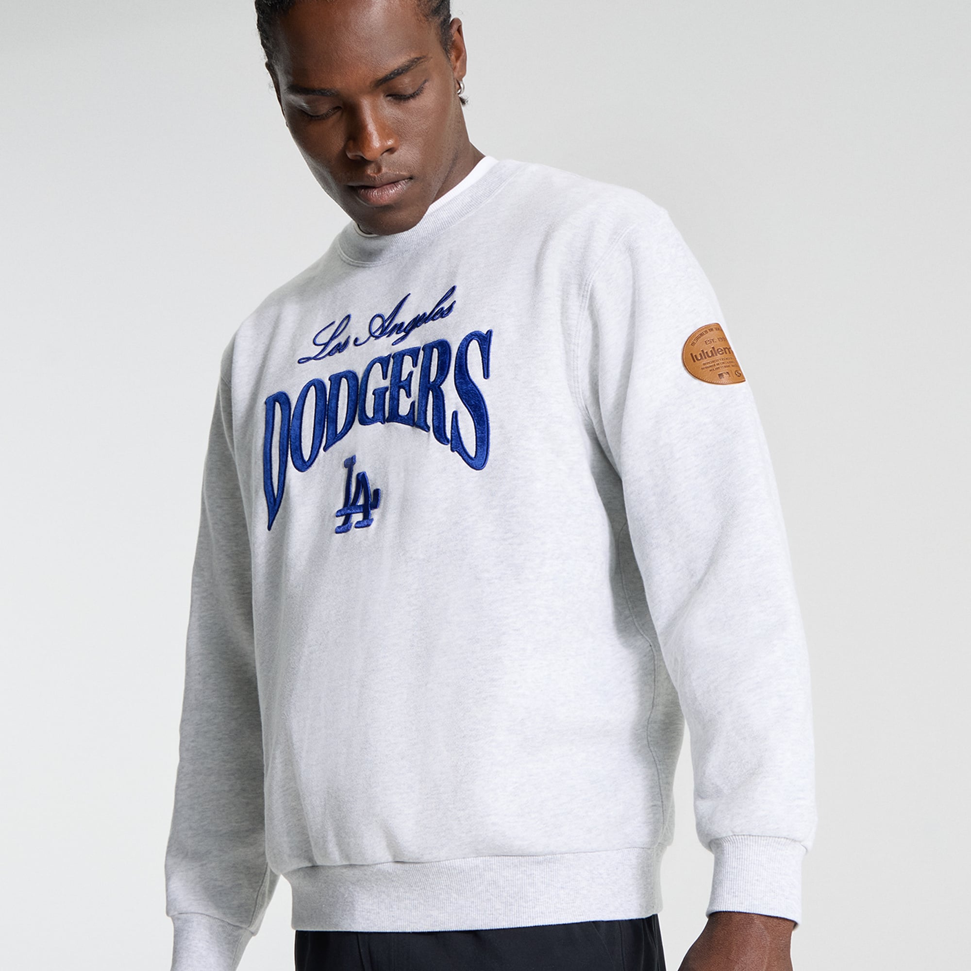 Sweat-shirt Steady State gris chiné ultra clair pour homme de lululemon